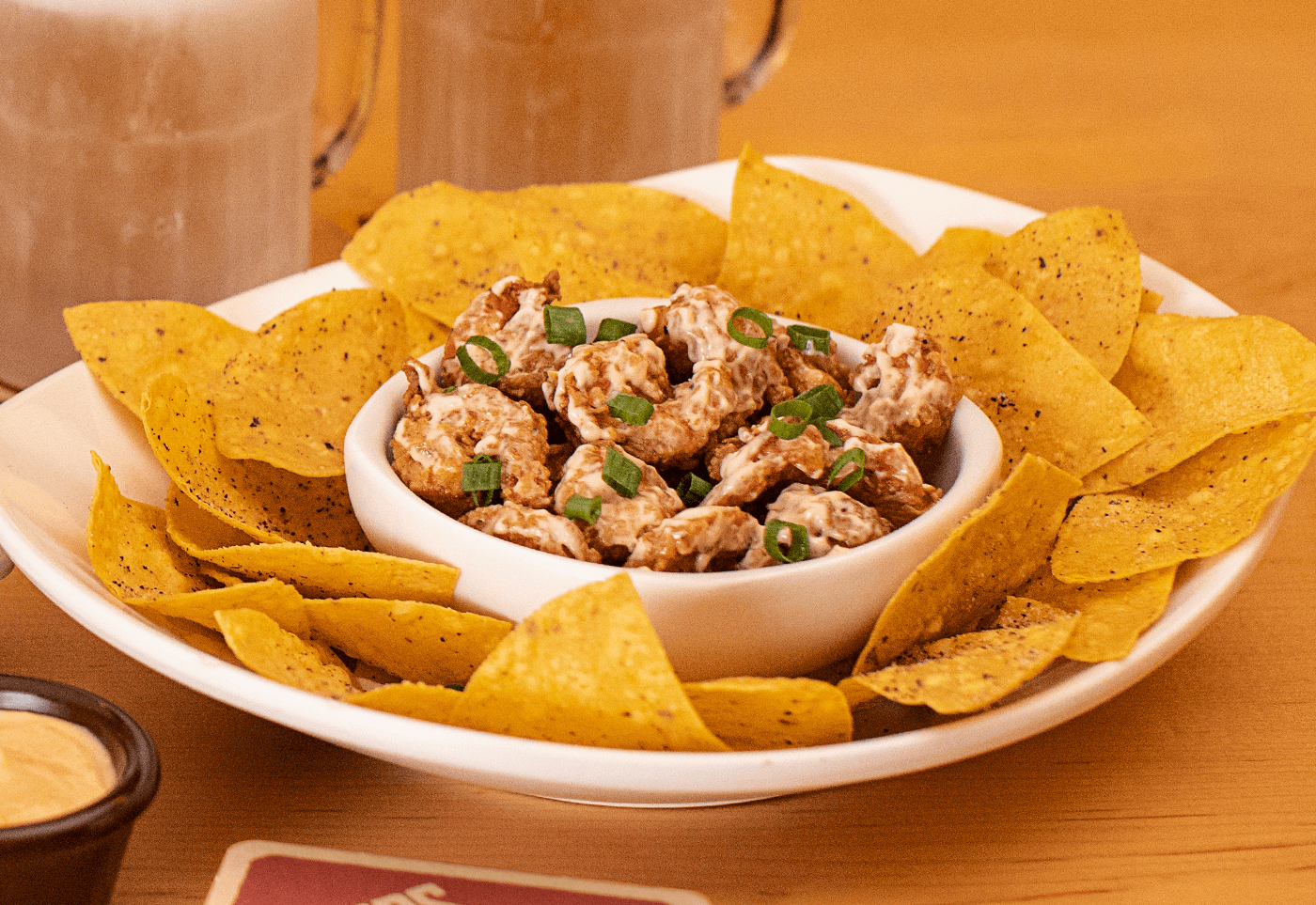 Firecracker Shrimp Nachos