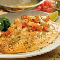 Grilled Fish &amp; Shrimp Scampi