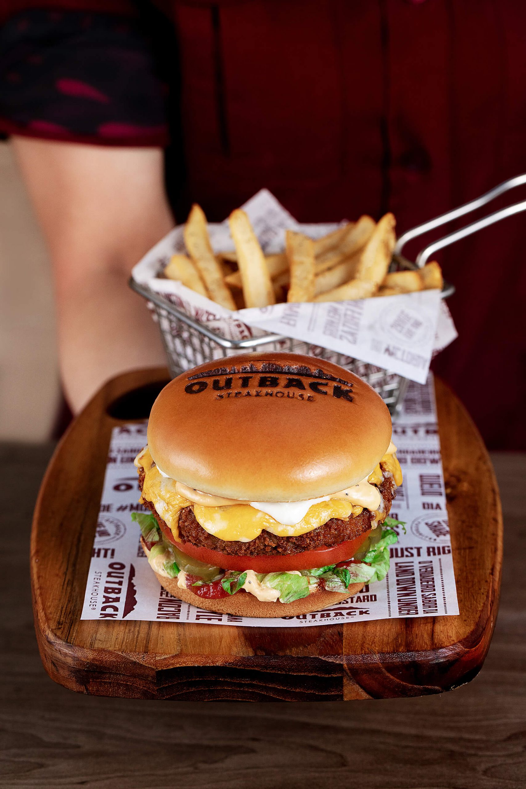 Veggie Blue Cheese Burger