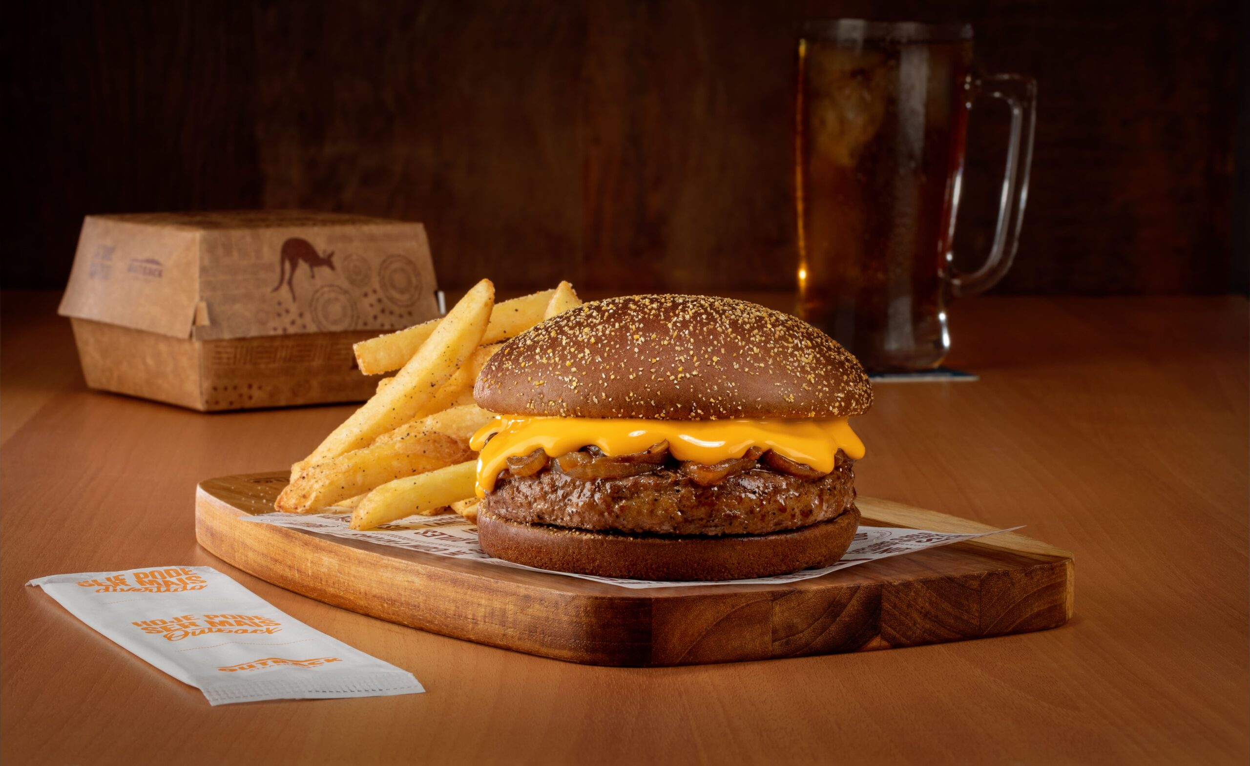 Ned Kelly Cheddar Burger
